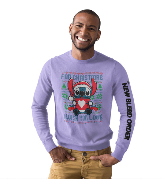 Stitch For Christmas I Wish you Love Sweater