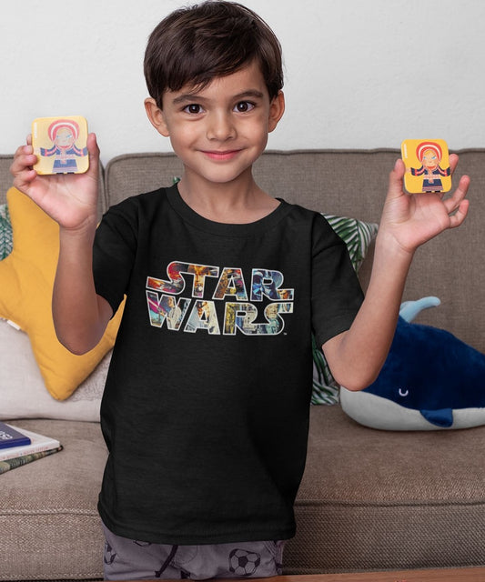 Kids-Star Wars Picture Logo Shirt