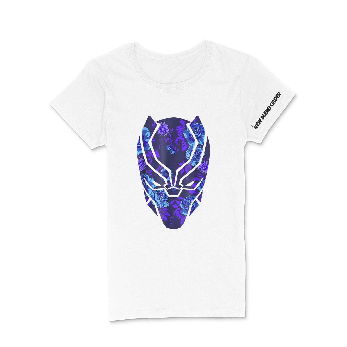 Floral Black Panther T-Shirt