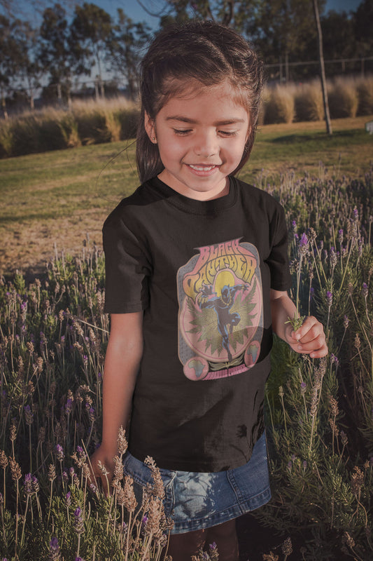 Kids-Vintage Black Panther Shirt