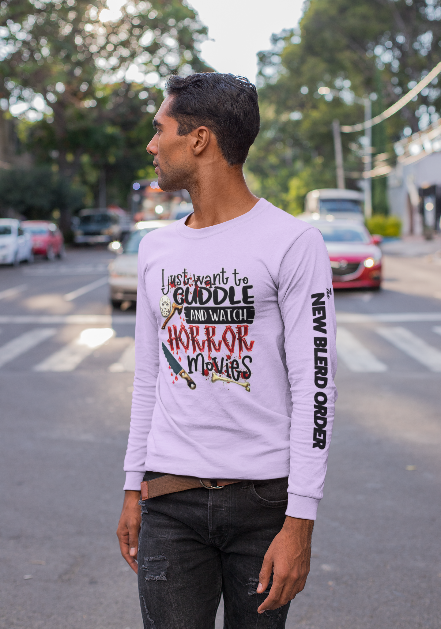 Horror Movies and Chill Long Sleeve T-Shirt