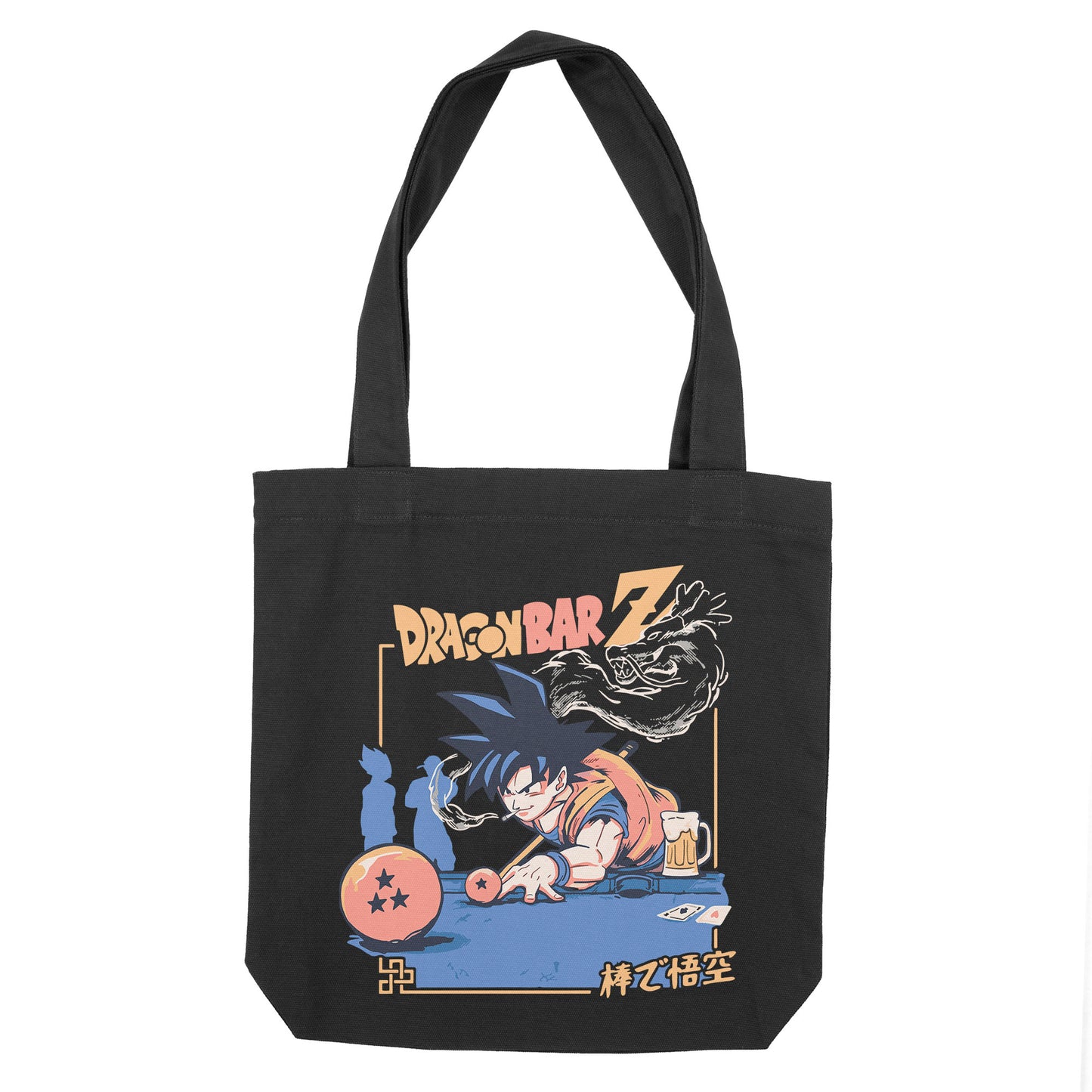 DBZ Goku Pool table Tote Bag