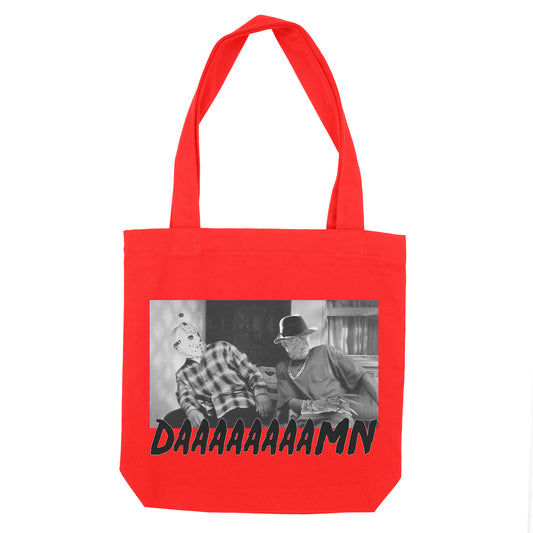 Friday Movie Serial Killers "Damn" Tote Bag