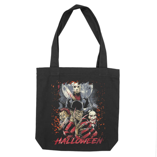 Halloween Serial Killers Tote Bag