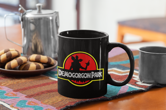 Stranger Things & Jurassic Demogorgon Park Mug