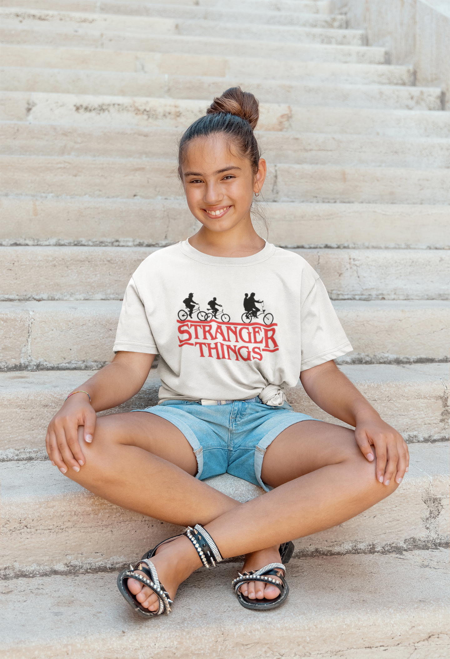 Kids- Stranger Things Logo Shirt